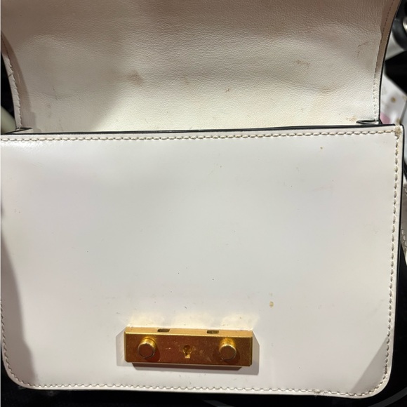 Tory Burch White and Gold Mini Bag - Picture 12 of 16